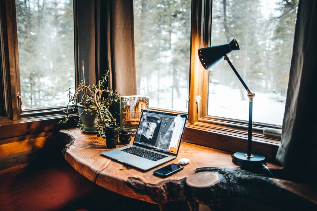 Bureau avec vue